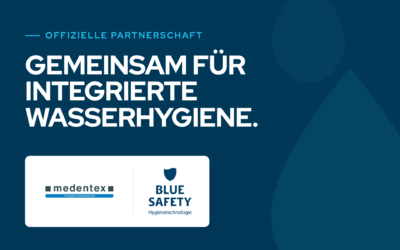 Blue Safety und medentex bündeln Expertise für integrierte Wasserhygiene