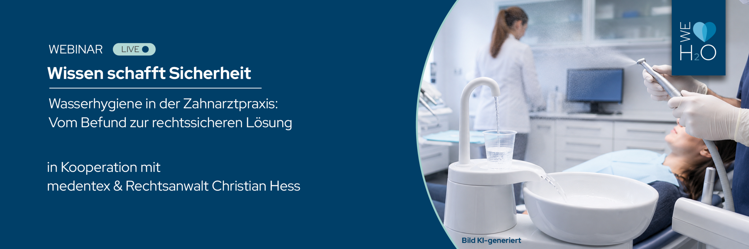 Webinar Wasserhygiene in der Zahnarztpraxis am 18. November 2026